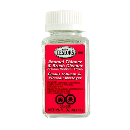 Testors Testors Enamel Thinner 1.75 oz 1156XT